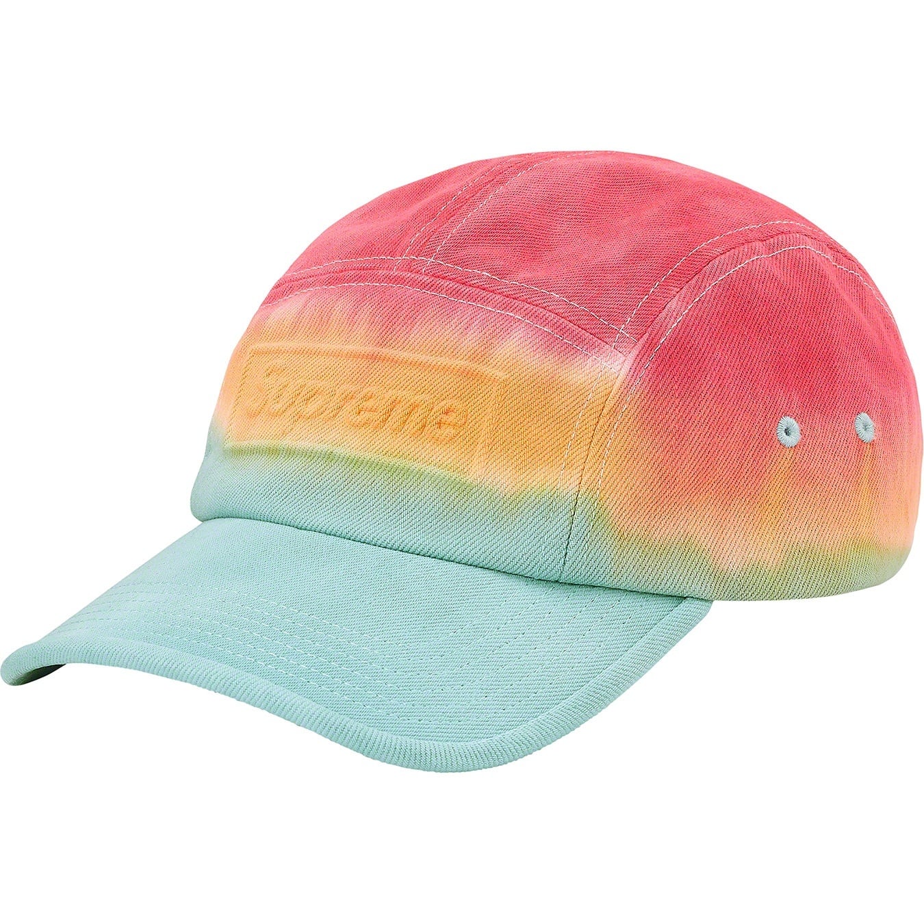 Embossed Denim Camp Cap view 2